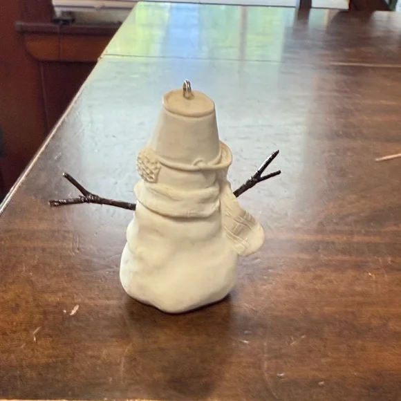 White Snowman Holiday Ornament - Picture 3 of 7